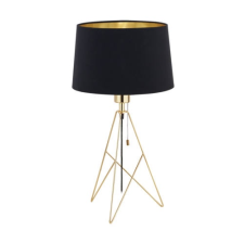 EGLO Asztali E27 60W fekete/arany Camporale világítás