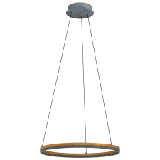EGLO Cadinaro szürke-barna LED függesztett lámpa (EG-39896) LED 1 izzós IP20 világítás