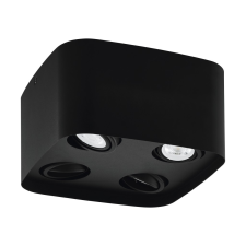 EGLO CAMINALES-Z fekete LED mennyezeti lámpa (EG-99675) GU10 4 izzós IP20 világítás