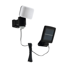 EGLO Casabas fekete napelemes fali lámpa (EG-98195) SOLAR-LED 1 izzós IP44 kültéri világítás