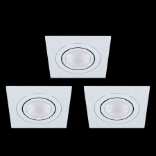 EGLO Eglo AREITIO 98637 beépíthető lámpa, állítható, 3x5W GU10 LED, 2700K, 3x400 lm világítás