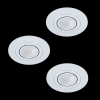 EGLO Eglo AREITIO 98639 beépíthető lámpa, állítható, 3x5W GU10 LED, 2700K, 3x400 lm