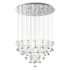 EGLO Eglo Pianopoli 93661 kristály függeszték, 43x2,5W LED, 3000K, 43x270 lm világítás
