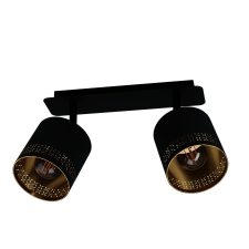 EGLO ESTEPERRA fekete - arany LED spot lámpa (EG-99277) E27 2 izzós IP20 világítás