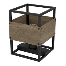 EGLO EVESHAM fekete asztali lámpa (EG-43807) E27 1 izzós IP20 világítás