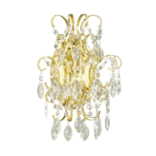 EGLO Fenoullet 1 sárgaréz-átlátszó fali lámpa (EGL-39604) E14 1 izzós IP20 világítás