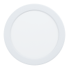 EGLO FUEVA5 BEÉPÍTHETŐ LÁMPA LED 10,5W 1350LM 4000K ÁTMÉRŐ:16,6CM IP44 FEHÉR
