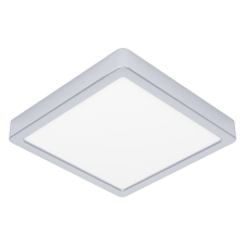 EGLO FUEVA5 LED MENNYEZETI LÁMPA 17W 2000LM 3000K IP44 21X21CM KRÓM világítás