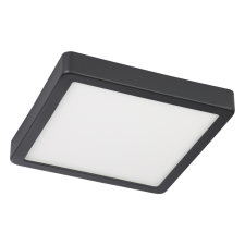 EGLO FUEVA5 LED MENNYEZETI LÁMPA 17W 2100LM 4000K IP44 21X21CM FEKETE világítás