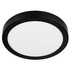 EGLO Fueva Led mennyezeti lámpa 22W IP44 fekete 3000K világítás