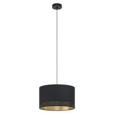 EGLO Függ.E27 1x40W fekete/arany Esteperra világítás