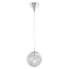 EGLO Függ E27 60W kr üv/alu d:25cm Luberio