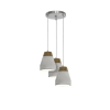 EGLO Függeszték E27 1X40Wbarna/szürkeTarega
