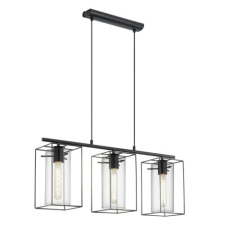 EGLO Függeszték E27 3x60Wfekete/átl.Loncino világítás
