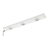 EGLO LED-lamp 3-light á 3W, 3000K, white - driver integrated / similar item-no. 86355, but in satin and in LED- 93706