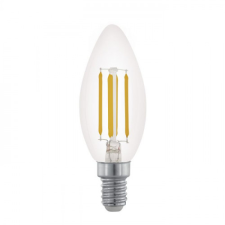 EGLO LED lámpa , égő , izzószálas hatás , filament , gyertya , E14 foglalat , 4 Watt , meleg... izzó