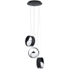 EGLO Magyarország Kft. Függesztett lámpa három foglalattal, fekete-fehér színű (Camargo)