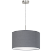 EGLO PASTERI TEXTIL BURA SZÜRKE FÜGGESZTÉK E27 60W 38CM