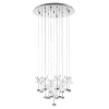 EGLO PIANOPOLI LED krist.függ 15x2,5W d:50cm