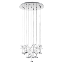EGLO PIANOPOLI LED krist.függ 15x2,5W d:50cm világítás