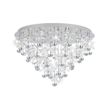 EGLO PIANOPOLI LED kristály króm szabályzós mennyezeti lámpa 500 mm 15x1,8W világítás