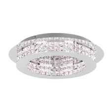 EGLO PRINCIPE LED kristály króm mennyezeti lámpa 500 mm 10x3,15W világítás