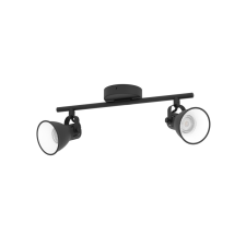 EGLO SERAS 2 fekete LED spot lámpa (EG-98398) GU10 2 izzós IP20 világítás