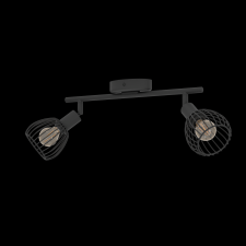 EGLO Sonnino Mennyezeti Szpot Lámpa E14 2x40W 36,7x18,5x10cm Fekete világítás