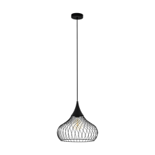 EGLO STAVERTON FÜGGESZTÉK E27 1X60W FEKETE világítás