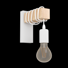 EGLO TOWNSHEND fali lámpa E27 1x10W fényforrás nélkül fehér-tölgy világítás