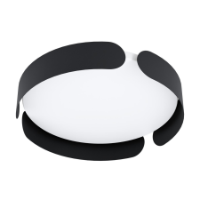 EGLO VALCASOTTO fekete-fehér LED mennyezeti lámpa (EG-99621) LED 1 izzós IP20 világítás