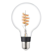 EGLO Zigbee LED izzó E27 G95 4,9 W RGBW átlátszó izzó