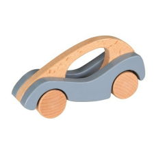 EGMONT TOYS Egmont sebességű autó, fa, 2 színben autópálya és játékautó