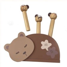 EGMONT TOYS Medve és méhek játék, Egmont Toys, fa, 12 hónapos+, barna/arany készségfejlesztő