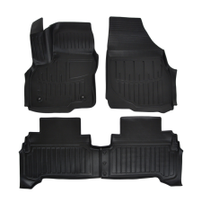 EgriAuto Egri Auto Premium 3D gumiszőnyeg patenttal Chevrolet Bolt 2016- 4db autószőnyeg