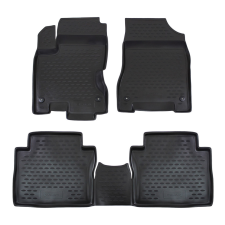 EgriAuto Egri Auto Premium 3D gumiszőnyeg patenttal Renault Koleos 2008-2015 autószőnyeg