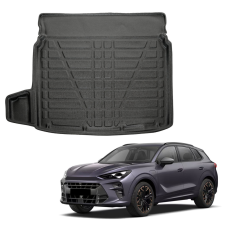 EgriAuto fekete csúszásgátlós csomagtértálca Citroen Terramar 2024- (Alsó csomagtartó) csomagtértálca