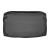 EgriAuto fekete gumi csomagtértálca Skoda Karoq 2017-