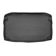 EgriAuto fekete gumi csomagtértálca Skoda Karoq 2017- csomagtértálca