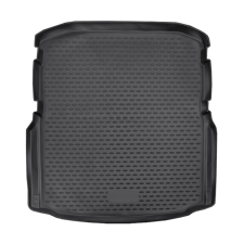 EgriAuto fekete gumi csomagtértálca Skoda Octavia MK3 2013- csomagtértálca