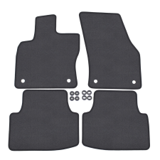 EgriAuto Plüss Szövetszőnyeg FeketeVolkswagen Arteon 2017-magasabb 4 db autószőnyeg