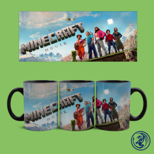  Egy Minecraft film bögre (Fekete) ajándéktárgy