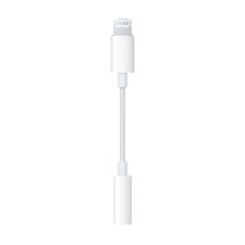 egyéb Adapter kábel (3.5mm jack aljzat - lightning 8pin) FEHÉR kábel és adapter