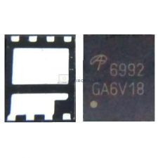 egyéb Alpha &amp; Omega AON6992 / AO6992 gyári tápvezérlő MOSFET IC (QFN-8) laptop alkatrész