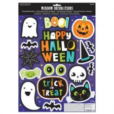 egyéb Aranyos Halloween Ikonos Ablakdekoráció party kellék