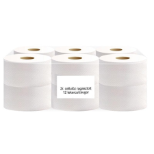 EGYEB BELFOLDI Közületi 2 rétegű 19 cm 100 cellulóz ragasztott ps105 12 tekercs/csomag toalettpapír tp18r105-fp higiéniai papíráru