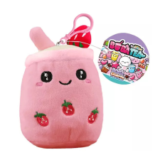 egyéb BobaTea gyümölcs plüss 12 cm - Eper plüssfigura