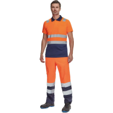 egyéb CADIZ HV galléros póló narancs/navy 3XL munkaruha