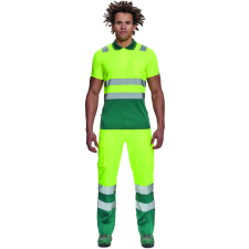egyéb CADIZ HV galléros póló (sárga/zöld, XS) munkaruha