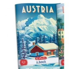 egyéb City Travel kockás füzet, Austria, A4/87-32 füzet